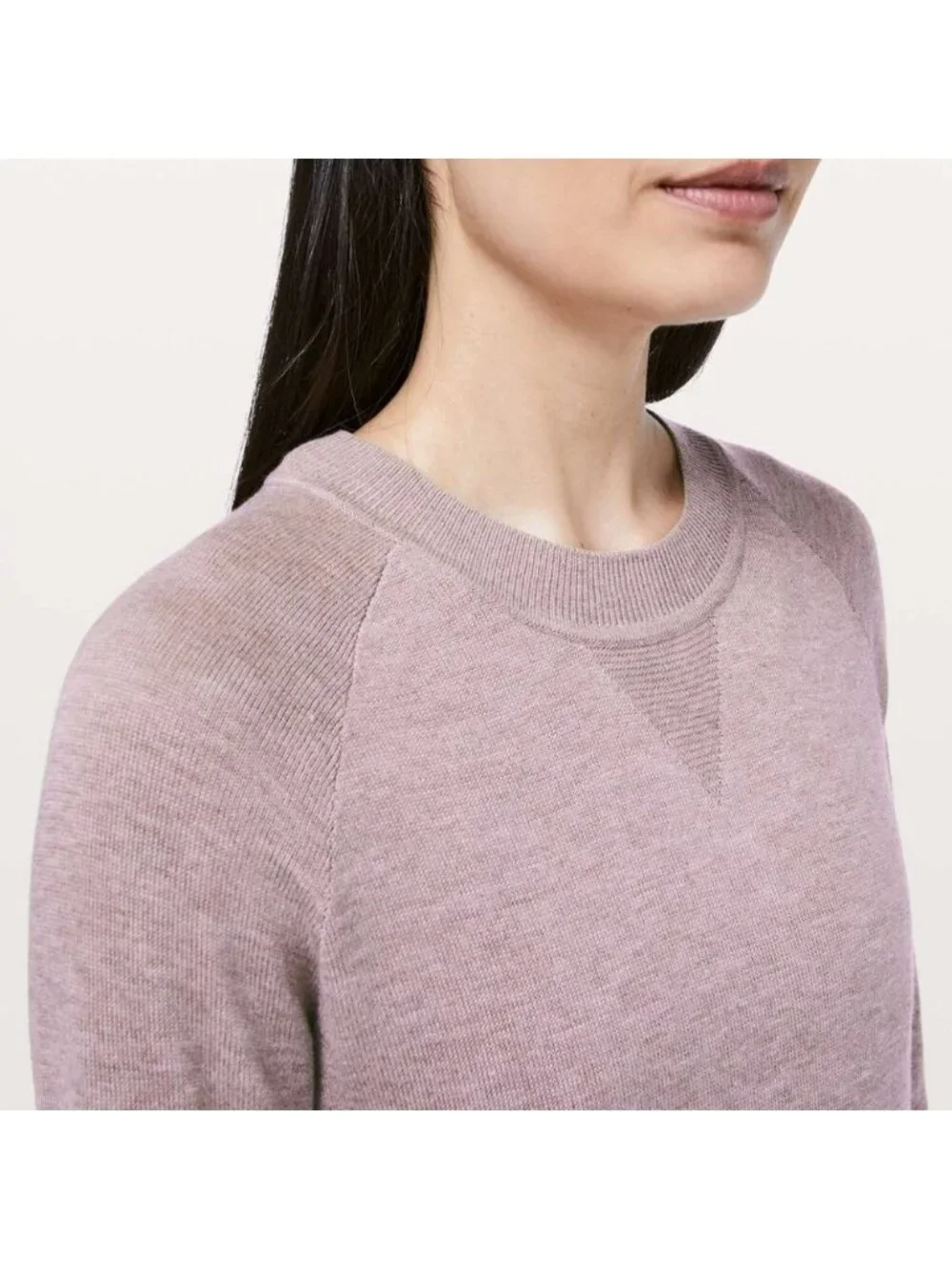Lululemon Apres Your Way Sweater Heathered Smoky Blush